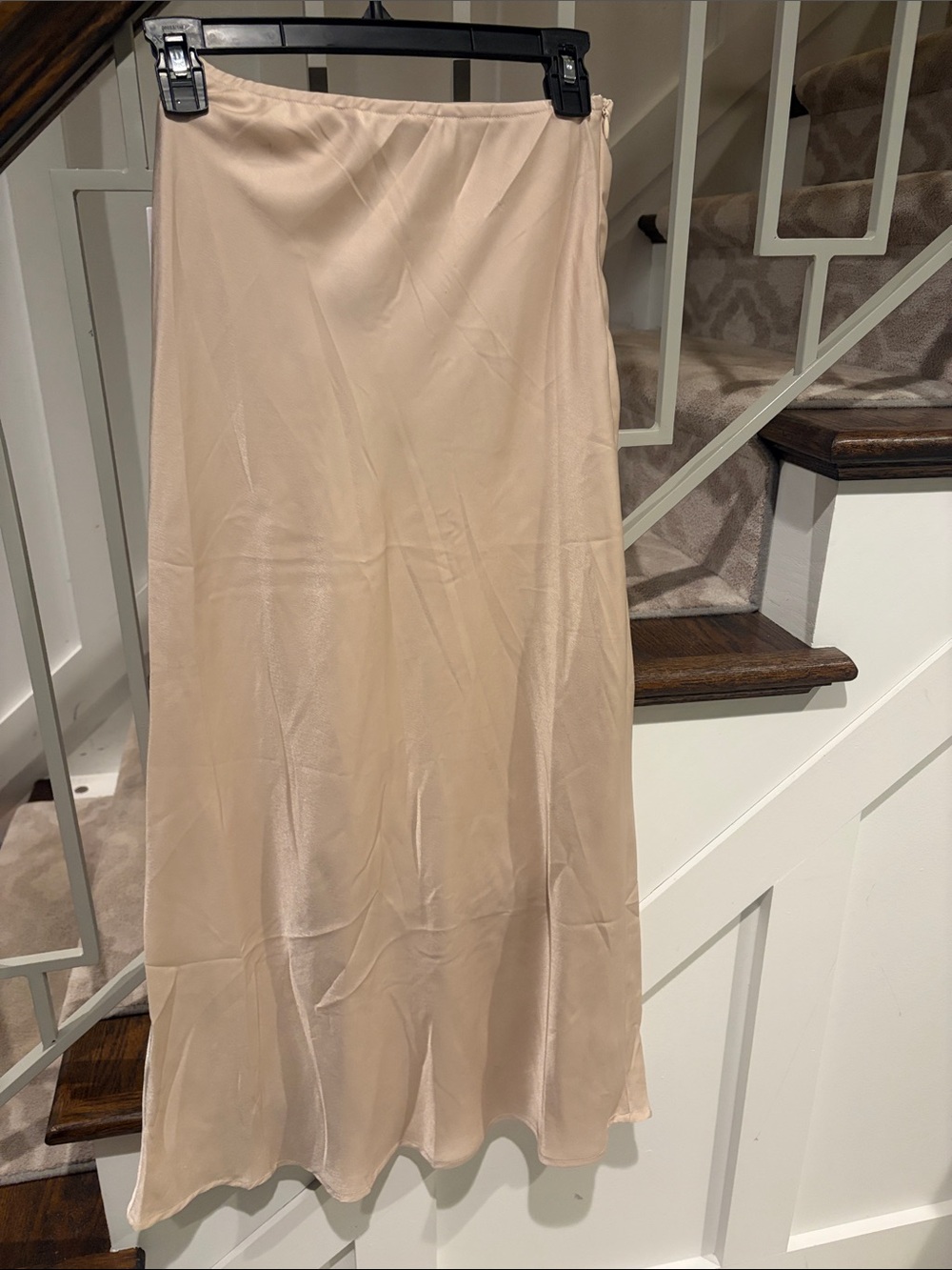 Princess Polly Blush Cream Maxi Skirt